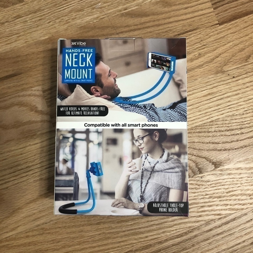 Vibe Hands Free Neck Mount Blue NIB